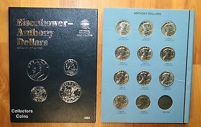 1979-1999  $1 Susan B Anthony Dollar Complete 11 Coin Pds Bu Set Wwhitman Folder