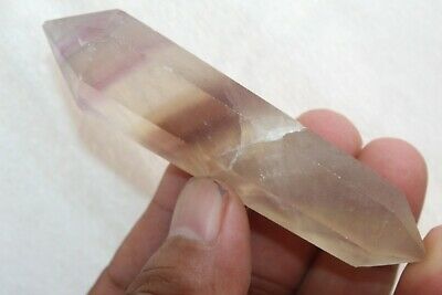 78g Natural Bright Coloured Fluorite Crystal Dtwand Point Healing