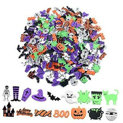 500 Pieces Halloween Foam Craft Stickers Self Adhesive Halloween Theme