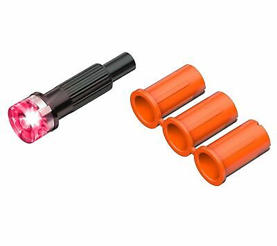 Clean Shot Nock Out Crossbow Flat Back Red Lighted 3-pack Nocks #85-1068