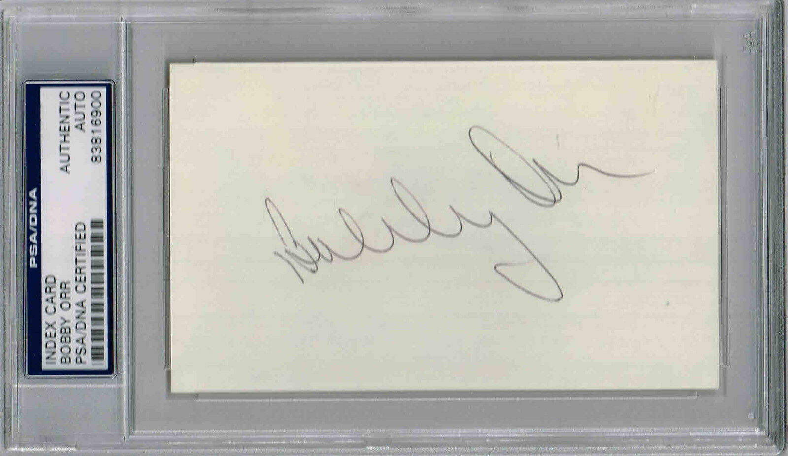 Bobby Orr Signed Index Card Autographed   Psa/dna 83816900